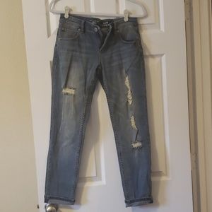 Slim boyfriend denim jeans